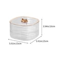thumbnail image 3 of Up to 50% off Large Capacity Storage, InsCrazy Transparent Kitty Rotating Candy Dish Household Dry Fruit Tray Creatives Multilayer Compartment Candy Storage Box, 3 of 6