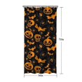thumbnail image 5 of Halloween Pumpkins Bats Spiders and Skulls Shower Curtain 36"x72" ,Bathroom Decorative Shower Curtains Set with 12 Hooks,Modern Waterproof Washable Shower Curtain, 5 of 6