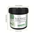 thumbnail image 4 of Xihbxyly Mascarilla Capilar de Agua de Arroz, Tratamiento Hidratante y Suavizante, Fórmula para Controlar El Frizz, Solución Nutritiva y Reparadora, Uso Diario, Cuidado Del Cabello Seco y con Frizz,, 4 of 7