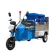 thumbnail image 4 of Triciclo eléctrico de acero inoxidable para transporte de carga costera, camión de basura de acero inoxidable para saneamiento ambiental, doble, 4 of 4