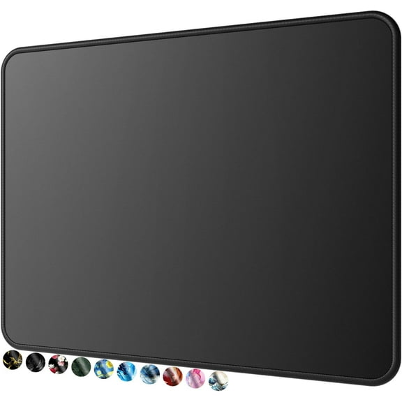 Mouse Pad [30% Larger] with Anti-fray Stitching, Premium-Textured & Waterproof Computer Mousepad with Non-Slip Rubber Base, Gaming Mouse Mat for Lapto