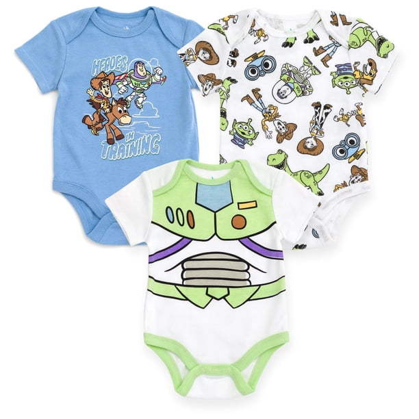Bodys para bebé Disney Toy Story, paquete de 3, 18 meses