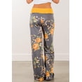 thumbnail image 5 of Hotmiss Pantalones cómodos y elásticos con estampado floral y cordón para mujer, 5 of 5