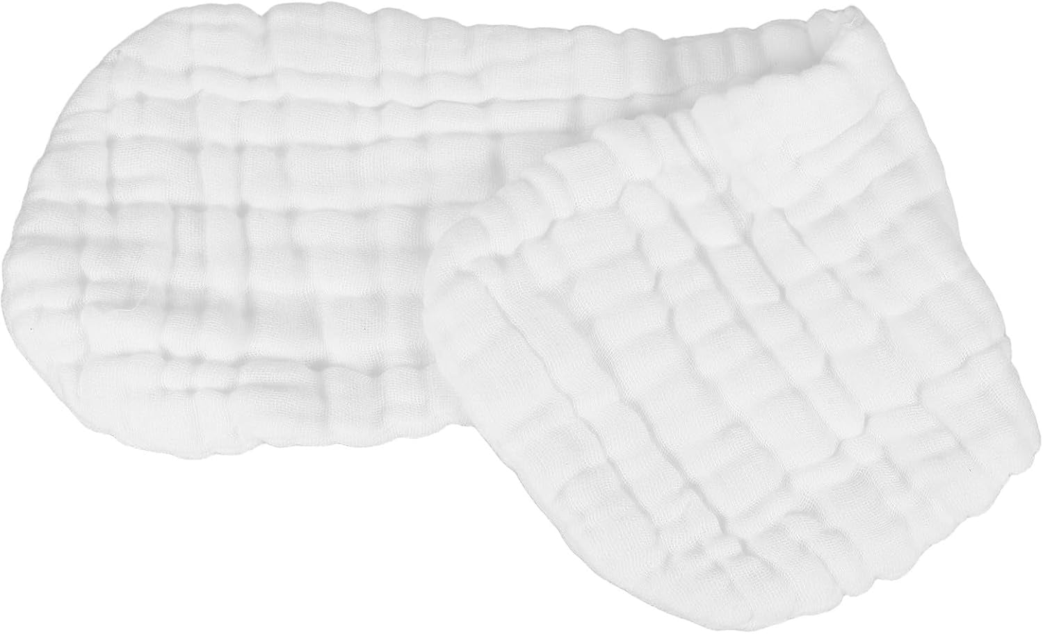 Bexikoy 9 Ply Thick Cotton Cloth Diapers, 10 Pcs Reusable Washable Diaper Inserts, Multi-Use Soft Burping Cloths for Newborns Infants Toddlers