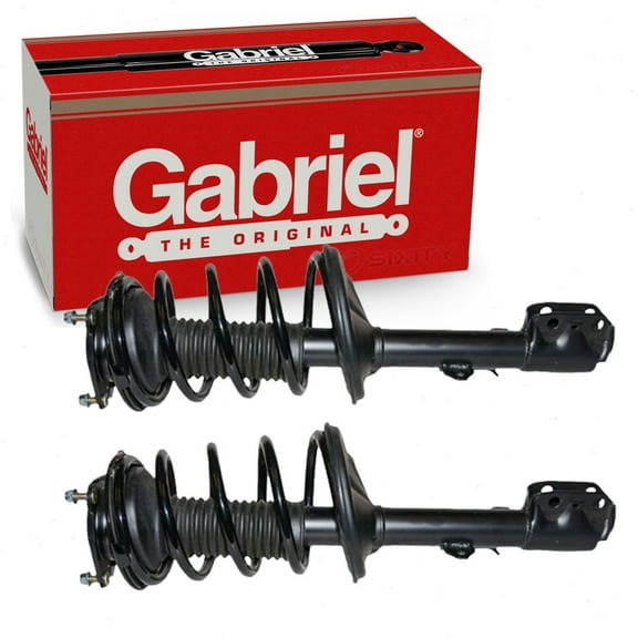 2 pc Gabriel G57106 ReadyMount Suspension Strut & Coil Springs for Assembly Shock Shocks Struts
