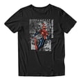 thumbnail image 2 of Marvel Spider-Man Men's Masked Heroine Panels T-Shirt (Black, S-XXXL), 2 of 4