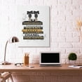 thumbnail image 2 of Stupell Industries Black Heels White Gold Bookstack Glam Fashion Design Canvas Wall Art by Amanda Greenwood, 2 of 5