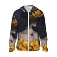 thumbnail image 1 of Balery Elegant Lady With Hat Sudadera ligera de manga larga con capucha y protección solar UPF 50+ para hombre y mujer, ideal para pesca y running-X-Large, 1 of 7