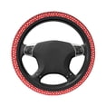 thumbnail image 3 of Elastic Steering Wheel Cover, Maple Leaves Stretch Thickening Car Steering Wheel Cover Women Men, Steering Wheel Protector Universal 15 in, 3 of 7