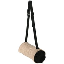 OULII Khaki Cloth Hand Warmer Muff Portable Soft Winter Arm Warmer Bag for Outdoor Travel and Stylish Accessory