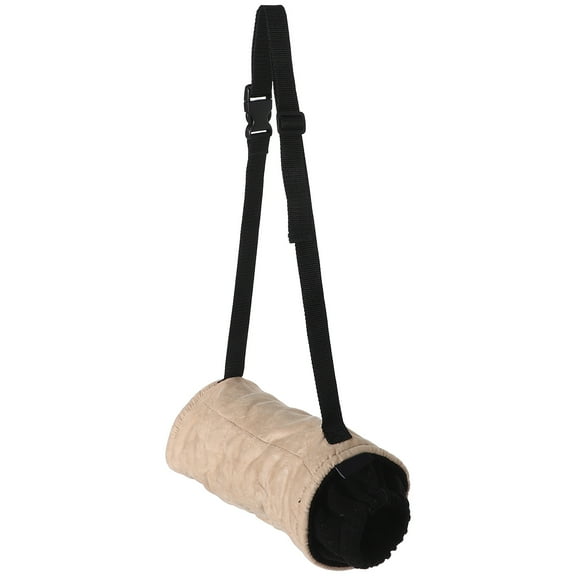 OULII Khaki Cloth Hand Warmer Muff Portable Soft Winter Arm Warmer Bag for Outdoor Travel and Stylish Accessory