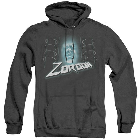 Power Rangers Zordon Adult Heather Hoodie Sweatshirt Black