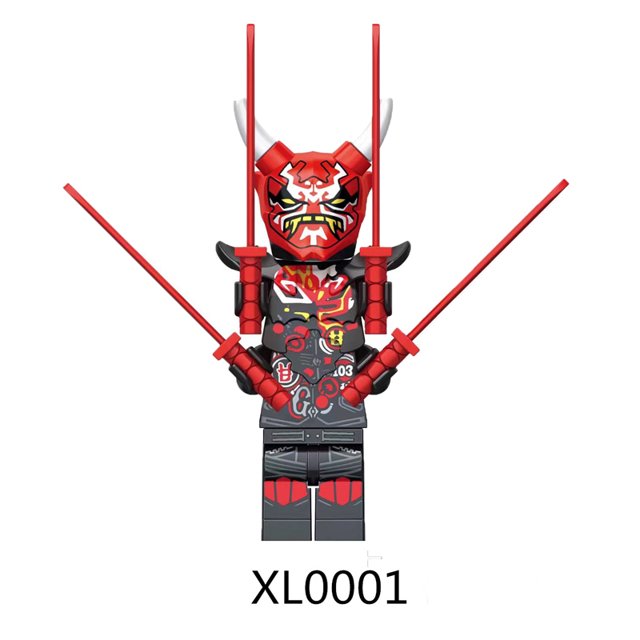 Personaje De La Serie Ninja Mr.E Fangdam basilisk Skeleton Mage Mini Figura De Bloque De Construcción Para Niños Juguete XL0001-0005