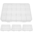 thumbnail image 1 of BESTYASH 4Ud Caja Organizadora Compacta Transparente Para Almacenamiento De Bisutería Tornillos Y, 1 of 8