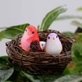 thumbnail image 6 of Yesbay Bird Figurine Cute Simulation Bird Animal Mini Figurine Model DIY Landscape Garden Ornament, 6 of 7