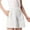 White, variant on FNFYFH Clearance Ladies Summer Lazy Day Loose Fit Solid Shorts Comfy Shorts，White