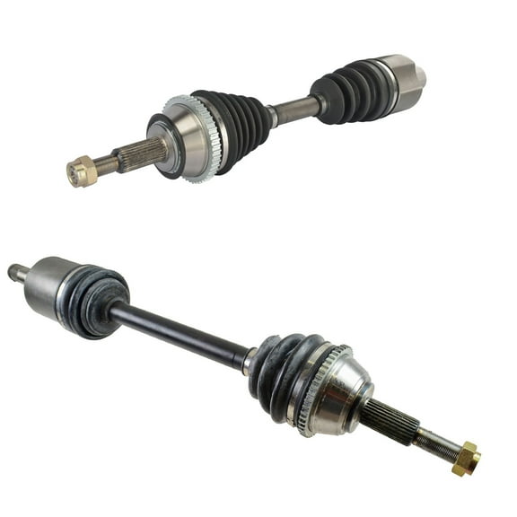 TRQ New Front CV Joint Axle Shaft Assembly LH RH Pair Set of 2 for Taurus Sable CSA82510