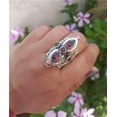 thumbnail image 5 of HOOUN Vintage Women 925 Silver Jewelry Cubic Zirconia Rings Wedding Ring Size 6-10-7-Style 1, 5 of 8