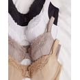 thumbnail image 5 of Women's Playtex US4423 Front Close No Poke Dreamwire Bra (White 38D), 5 of 6