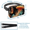 thumbnail image 3 of Sea slugs Lightweight Adjustable Waist Pack with Extension Strap - Unisex Belt Bag - Waist Packs for Running, Travel, and Outdoor Activities, 3 of 7