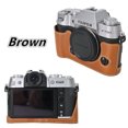 thumbnail image 4 of For Fujifilm X-T50 Retro Pu Leather Half Body Case Cover Base Bottom Opening Version Camera Bag Fuji XT50, 4 of 7