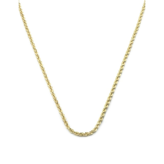 Cadena Torzal Casa del Anillo 2 mm Oro SÓLIDO 10K 50 cm