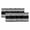 Black, White, Ebony, variant on 2 Pack Valances for Windows, Farmhouse Grey Window Valances for Living Room/Bedroom/Bathroom, Farmhouse Gray Line Striped Light Filtering Kitchen Curtain Valance Window Treatment 42"W x12" L