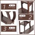 thumbnail image 2 of Weiweiguan Wooden Antique Shelf Curio Display Rack Antique Display Stand Home Decor, 2 of 6