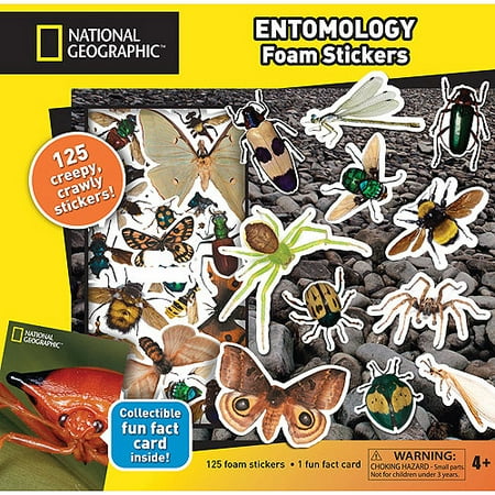 National Geographic Foam Stickers, Snug as a Bug