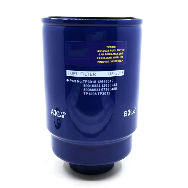 For GM 6.6L Duramax Diesel TP3018 Fuel Filter 19420323