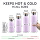 thumbnail image 5 of Termo Bambaw de Acero Inoxidable Aislado 700 ml Lavanda, 5 of 8