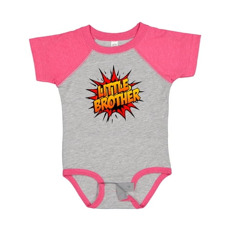 

Inktastic Little Brother Comic Book Gift Baby Boy Bodysuit