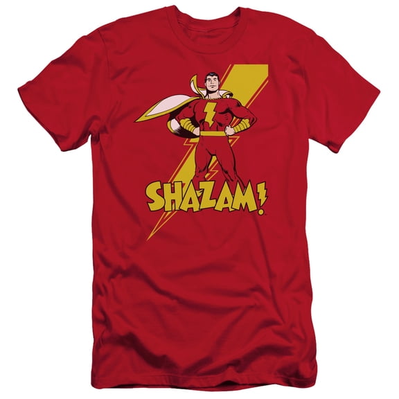 Dc - Shazam! - Slim Fit Short Sleeve Shirt - Large