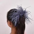 thumbnail image 5 of Accesorios de decoración de muñeca de plumas para mujer - Blanco, 5 of 5