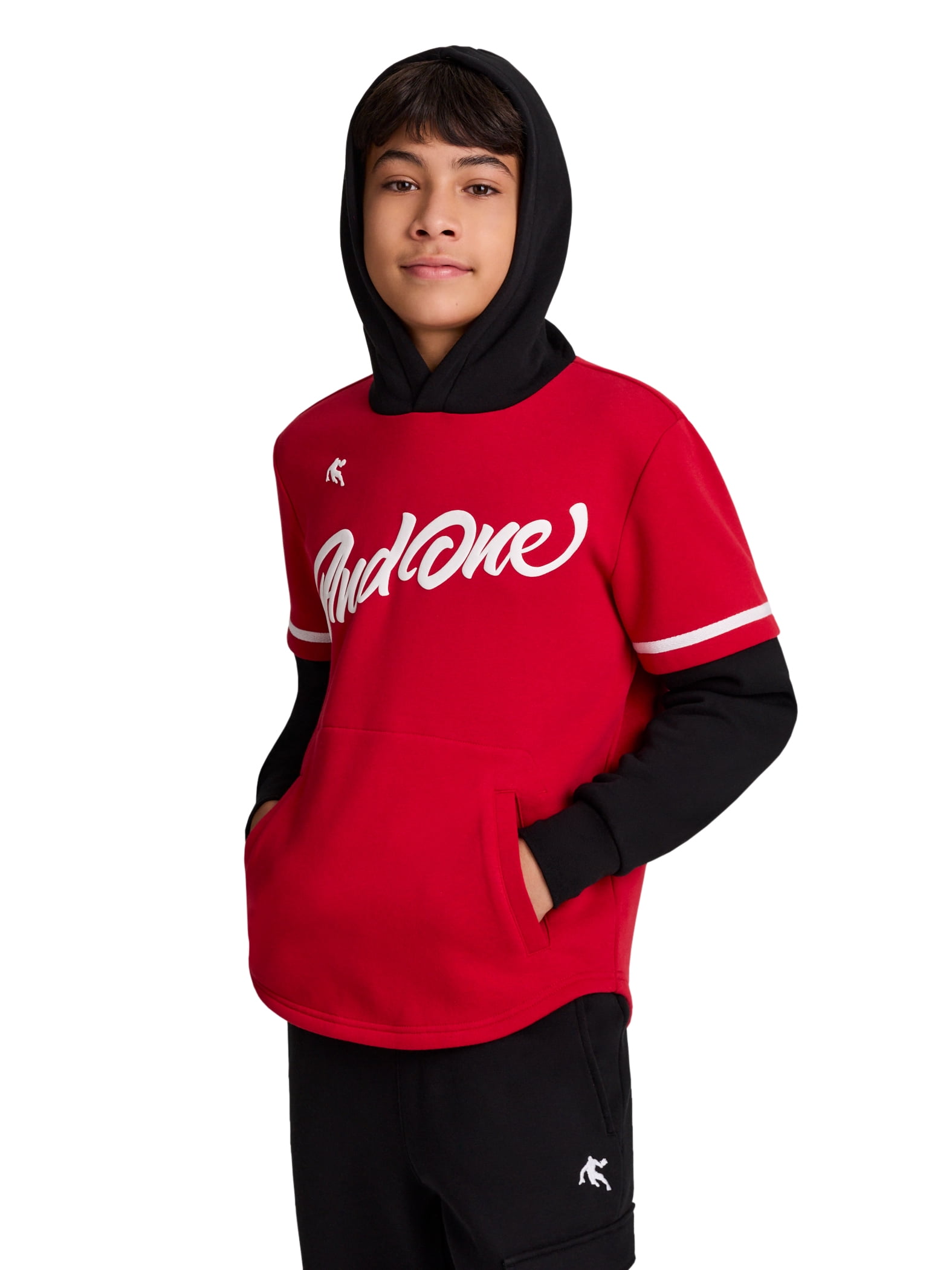AND1 Boy's Clean Break Fleece Hoodie, Sizes 4-18
