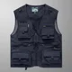 thumbnail image 1 of Chaleco táctico de pesca y senderismo para hombre, chaqueta sin mangas de malla para fotógrafo, 14 bolsillos, novedad de verano, 1 of 5