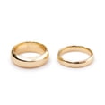 thumbnail image 4 of Anillos Argollas de Matrimonio Talla 9 Chapa de Oro 18k Ametrinaa MPAC0001-9, 4 of 6