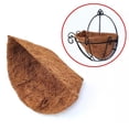 thumbnail image 3 of Doublures en Coco Naturelles de Rechange pour Pot de Fleurs Suspendu Maison DIY Demi-Rond, 3 of 8