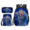 thumbnail image 1 of 3-pack soccer star Mbappe backpack student school bag-1 Y3-WELLNESS Y3 Pencil Pouch, 1 of 1