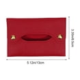 thumbnail image 3 of Rewenti Pochette Portable en Similicuir pour Lingettes Humides, Mini Sac Distributeur de Mouchoirs de Voyage pour Usage Extérieur, Étui de Rangement Réutilisable pour Serviettes Sanitaires, 3 of 5