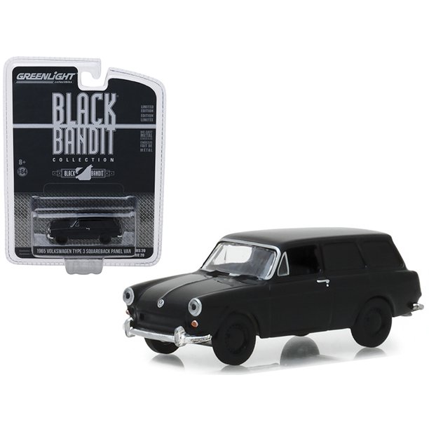 1965 Volkswagen Type 3 Squareback Panel Van Black Bandit Series 1 64 Diecast Model Car By Greenlight Walmart Com Walmart Com