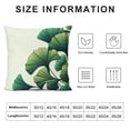 thumbnail image 5 of RUIYC Throw Pillow Cover Leaf Ginkgo Leaves Alternative Antioxidant Asia Pillowcase Home Decorative Square Pillow Case Cushion Cover, 5 of 5