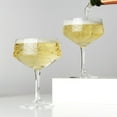 thumbnail image 5 of Viski Admiral Coupe Glasses, Manhattan Champagne Glasses, 7 oz, Set of 2, 5 of 6