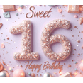 thumbnail image 3 of Colorful Theme Sweet 16 Birthday Banner Balloon Decoration Photo Prop Celebration Banner for Birthday Party Kids Party Indoor Decoration, 3 of 7