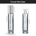 thumbnail image 4 of Emlimny 5 Pack Glass Perfume Bottle Set, 10ML Empty Refillable Atomizer Sprayers, Portable Travel Size Perfume & Cologne Dispenser, Leak-Proof Mini Spray Bottles for DIY, Travel, Sample, Gift, 4 of 6