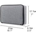thumbnail image 3 of Adjustable Compartment Glasses Organizer Watch Organizer Case Glasses Storage Jewelry Collection Case with, 3 of 7