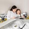 thumbnail image 5 of Homewish Highland Bull Full Size Comforter Sets 3-Piece for Female Men,Vintage Cabin Cottage Bedding Comforter Set,Chic Floral Sunflowers Butterflies Lightweight Bedding Sets, 5 of 8