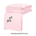 thumbnail image 3 of Fmbmuo Herbal-Infused Summer Cooling Quilt Lightweight Breathable Air Conditioner Blanket Machine Washable Twin/Twin XL (Pink), 3 of 5