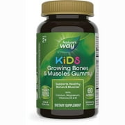 Nature's Way Kids, Growing Bones & Muscles, Ages 2 +, Wildberry, 60 Gummies