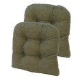 thumbnail image 1 of Klear Vu Tyson Universel Rembourré Coussin de Chaise Ultra Confortable, Set de 2 Coussins, Vert, 1 of 4